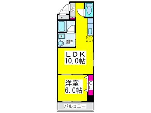 シティコ－ト大小路の物件間取画像